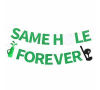 Golf Bachelorette Party Decorations Same Forever Party Green Balloons Let’s Partee Banner Garland for Men Sports Bachelor Party Supplies
