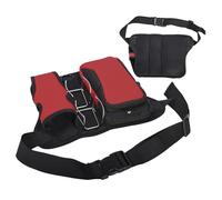 Golf Bag, Golf Gear Pouch Organizer, Golf cart Accessory Holder, Divided compartments Storage, Lightweight and Portable Design, 21x20x5cm, for Course Travel