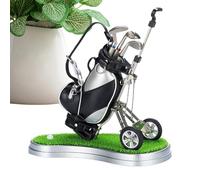 Golf Bag -Haped Caps - Desk Decoration for Miniature Bag | Set of Pens for Golf Clubs, Christmas Gifts, Unique Golf Souvenirs for Dad and Husband