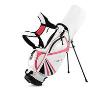 Golf Bag - Lightweight Sunday with Strap and Stand u2013 Easy to Carry for The Driving Range(Pink,42.9 * 12.2inch)