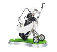 Golf Bag Pen Holder | Creative Golf Bag Desk Decor | Practical Novelty Golf Presents | Desk Pen Holder For Small Stationery, Paper Clips And Erasers