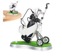 Golf Bag Pen Holder - e Club Design, Novelty Pen Holder, Desk Accessory Decorative Golf Souvenir Collectible | for Christmas Stockings Dad Husband Office Study Room Home