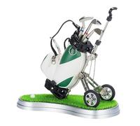 Golf Bag Pen Holder - Miniature Golf Bag Desk Decoration, Funny Golf Souvenirs, Unique Golf Pen Set for Adults Men Golfers Golf Fo Signature Pen