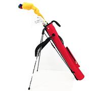Golf Bags With Stands Golf Stand Carry Bag Pitch and Putt Lightweight(Red)