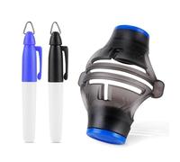 Golf Ball Alignment Marker - ABS, Precision Scribing Tool Accurate Line Drawing | Anti-Slip Rubber Grip Golf Ball Marking Aid, Alignment Stencil Kit For Improved Putting Accuracy, Golfers