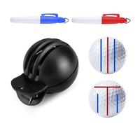 Golf Ball Alignment Marking Tool - Quick-Drying Waterproof Golf Lines Marker Tool - Golf Alignment Tool with Reversible Design for Family Friends Colleagues