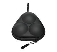 Golf Ball Bag, PU Leather, Golf Ball Holder, Golf Ball Storage Bag, Accessory Bag Organiser for Men, Portable with Carabiner Hard Shell Bag for Women, Golf Accessories Outdoor