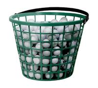Golf Ball Basket with Handle Golf Ball Bucket Large Capacity Stackable Golf Ball Basket Lightweight Container with Handle Golfers Supplies for Schools Clubs Ranges of C