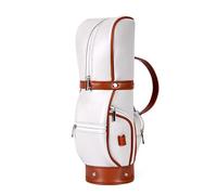 Golf Ball Carrier Bag - Compact Pu Leather Pouch, Single Shoulder Strap, Outdoor Sports | portable golf bag, Perfect for Practice, Course Training and Play, Stylish Portable Organizer