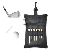 Golf Ball Case - Belt with Pocket for Small Items - with Zip Golf Tees Bag, for Outdoor Training Practice Travel Gym Men Women and Father