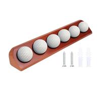 Golf Ball Case - Wooden Golf Ball Rack - Storage Stand for Club Collection Home Living Room Wall Desk Organization