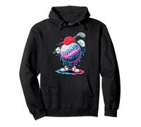 Golf Ball Character For Golfers Pullover Hoodie