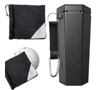 Golf Ball Cleaner Washer - Portable Golf Ball Washer With Towel | Efficient Cleaning Device, Training Kit For Men Women Adults, Set For Practice,