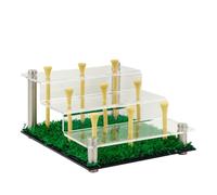 Golf Ball Collection Case - Transparent Acrylic Display Box, Multi-Sport Storage Organizer | Softball Tennis Lacrosse Holder | Tabletop Cabinet For Office Study Bedroom Living Room Decoration