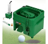Golf Ball Dispenser Machine, Powerless Automatic Tee Up with Batting Stand, Training Device for Driving Range, Course, Home Practice