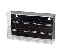 Golf Ball Display Case Wall Mount Acrylic Organizer Shelf Memorabilia Souvenir Holder Tabletop Display Storage for Collectors Suitable for Office Home