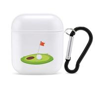 Golf Ball Game Stylish Printed Bluetooth Headset Protective Cover Compatible with AirPods 1/2 with Buckle