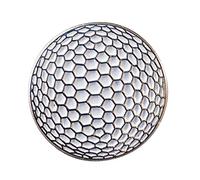 Golf Ball, Golfing Golfers Metal Enamelled Pin Badge Lapel Badge XJKB1-39
