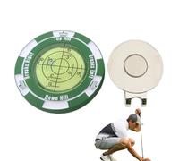 Golf Ball Green Reader Golf Ball Markers Hat Clip Training Equipment