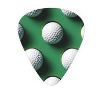 Golf Ball Guitar Picks Gift Set - Smooth Durable Plectrums For Acoustic, Electric & Bass Guitar, Perfect Present For Guitar Lovers & Musicians