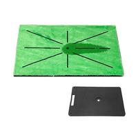 Golf Ball Hitting Mat - Synthetic Training Mat | Golf Training Mat with Bottom | for Men and Women for Indoor and Outdoor with Trajectory Swing Feedback