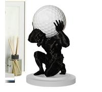 Golf Ball Holder - 20cm Sculptural, Collection Display Stand, Artistic Storage Organizer | Decorative Sports for Women Men Athlete Golfer Mom Dad Desk Shelf