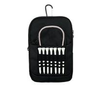 Golf Ball Holder Accessory Bag Tee Multiple Golf Bags Front T Hold for Golfers Men Women Gollf Pocket Clip on Storage Accessories Storage