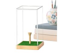 Golf Ball Holder Display - Acrylic Golfs Rack Case, Desktop Storage Stand, Portable Clear Display Shelf | Stylish Holder For Sport Awards, Tournament Prize, Home Office Decor Gift Idea For Gollf Lover