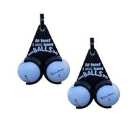 Golf Ball Holder, Easy to Hang Personalized Words Portable Golf Tools Accessories Storage Bag for Organizing Lightweight & Convenient Gift for Golfers(C)