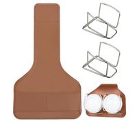 Golf Ball Holder for the Bag, Portable Hands-Free Hip Organiser with Removable Clip, Golf Tee Bag, for Driving Range, Simulator, Hitting Exercises, Putting, Garage, Outdoor, Indoor, Green