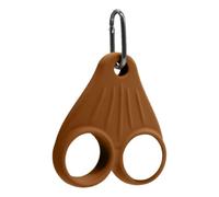 Golf Ball Holder, Silicone Golf Ball Ruder, Silicone Golf Ball Carry Pouch with Clip - Sports Accessory for Golfer Men, Easy Attachment to Bags and Carts, Brown, ???????????, See Description