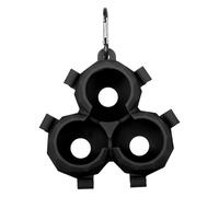 Golf Ball Holder - Soft Silicone Case Holds 3 Balls, Protective Portable Carrier, Compact Golf Accessory | Secure Storage Solution For Golfers Enthusiasts Practice Training Course Travel Play Gear