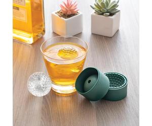 Golf Ball Ice Moulds Set Large Ice Cubes Reusable Drink Novelty Dad Gift