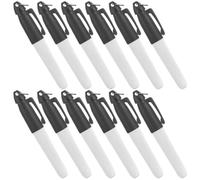Golf Ball Line Marker Pen Golf Alignment Marker for Precise Alignment and Portable Use 12pcs Compact Abs and Iron Material Multi-scene Functionality for Office and Course