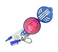 Golf Ball Line Marking Tool, 360 Degree Magnetic Portable Three Line Golf Ball Marker for Practice Sports Competition Game Course Outdoor Training Father Uo
