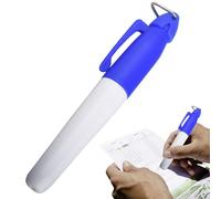 Golf Ball Lines Marker - Small Marking Pen Set, Professional Alignment Stencil | Colorful Permanent Marker Drawing Tool, Portable Golf Lines Drawing Guide with Clips Hoop for Practice Accuracy