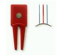 Golf Ball Mark Repair Tool, with Triple Track Ball Marker (1 Pack)