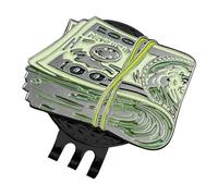 Golf Ball Mark Unique Magnetic Metal Dollar Hat Clip | Multifunctional Magnetic Dollar Golf Hat Clip, Magnetic Golf Marker, Ball Marker Accessory