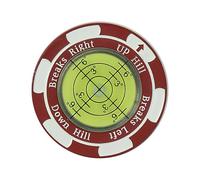 Golf Ball Marker Cap Clip-Reader Reading Aid with Horizontal Bladder Golf Trainer | Stylish Hat Clips as a Training Aid for Beginners