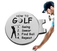 Golf Ball Marker Hat Clip Magnetic Clip On Ball Holder