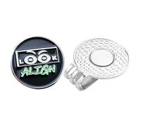 Golf Ball Marker - Magnetic Golf Hat Clip Marker, Funny, Funny Golf Ball Marker Holder, With Cute Eyes Design Metal Tools, Attached Easym