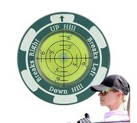 Golf Ball Marker - Magnetic Metal Level Hat Clip | Portable Precision Alignment Putting Aid 56g | Innovative Green Reading Mark Improves Putter Accuracy For Better Playing Points