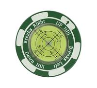Golf Ball Marker - Metal Level Magnetic Hat Clip | Portable Precision Alignment Placement Aid 56g | Innovative Green Reading Improves Accuracy