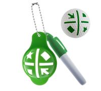Golf Ball Marker - Precision Alignment Model - Ball Line Template for Golfers Men Women Tournament Putting Green Club Father's Day