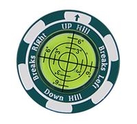 Golf Ball Marker Reader - General Use Hat Bracket, Zinc Accessory | Portable Setting Alignment Help, Green Reading Clip For Men Women Golf Enthusiasts, Guide For Better Scores