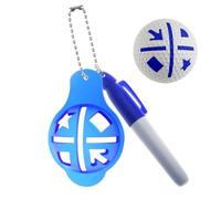 Golf Ball Marker Tool | Golf Ball Line Marker - Includes Line Drawing Templates And Pens For Enthusiast, Professions, And Novice