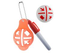 Golf Ball Marker Tool | Reusable Alignment Stencils - Ball Marker Identification Tool | Gift Ideas for Golfers Women Tournaments Practice Green Field Driving Range