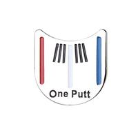 Golf Ball Marker with Hat Clip, Magnetic, Zinc Alloy, 3.2x3.1cm, Putting Aid, Includes Ball Marker and Hat Clip (#1)