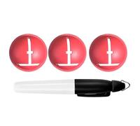 Golf Ball Markers - Focus-Enhancing, Golf Ball Alignment and Identification Tool | Golff Balls Line Drawing Marking Alignment Kits for Achieving Better Performance