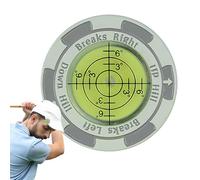 Golf Ball Markers For Putting Green 5.79x3.43x0.39 Inches, Golf Trainer Accurate Reading Aid - Training Aid Multipurpose Hat Clip For Indoor Outdoor Use